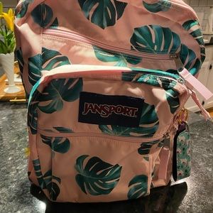Jansport Pink Palm Bsckpack